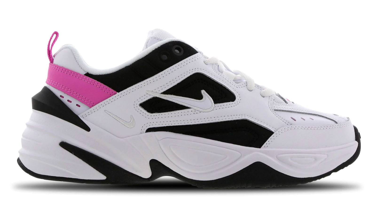 nike m2k tekno black whte pink