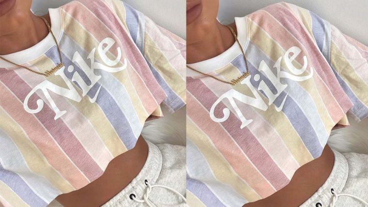 Pastel nike clearance shirt