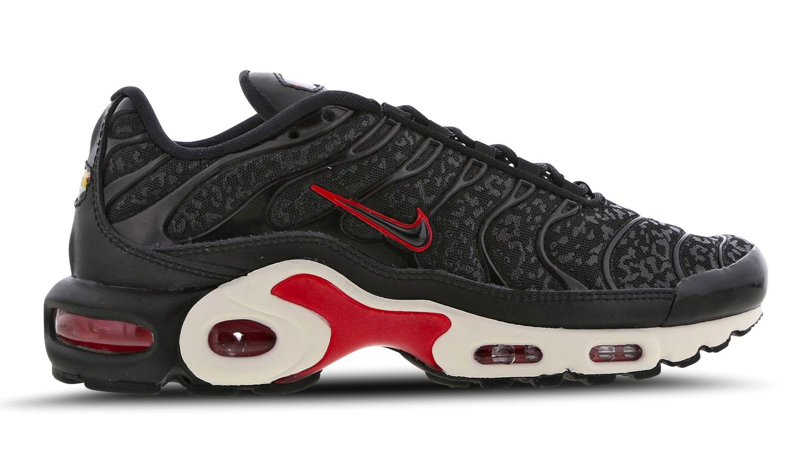 nike tuned 1 black red