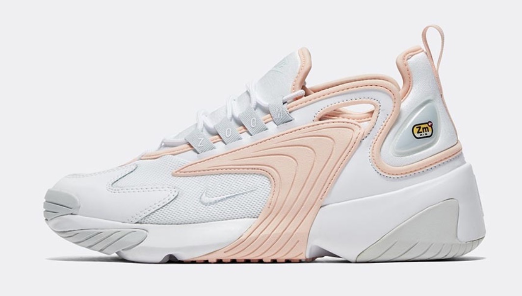 nike zoom 2k washed coral white
