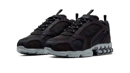 The Stussy X Nike Air Zoom Spiridon Cage 2 "Black/Grey" Has Surfaced The Stussy X Nike Air Zoom Spiridon Cage 2 "Black/Grey" Has Surfaced