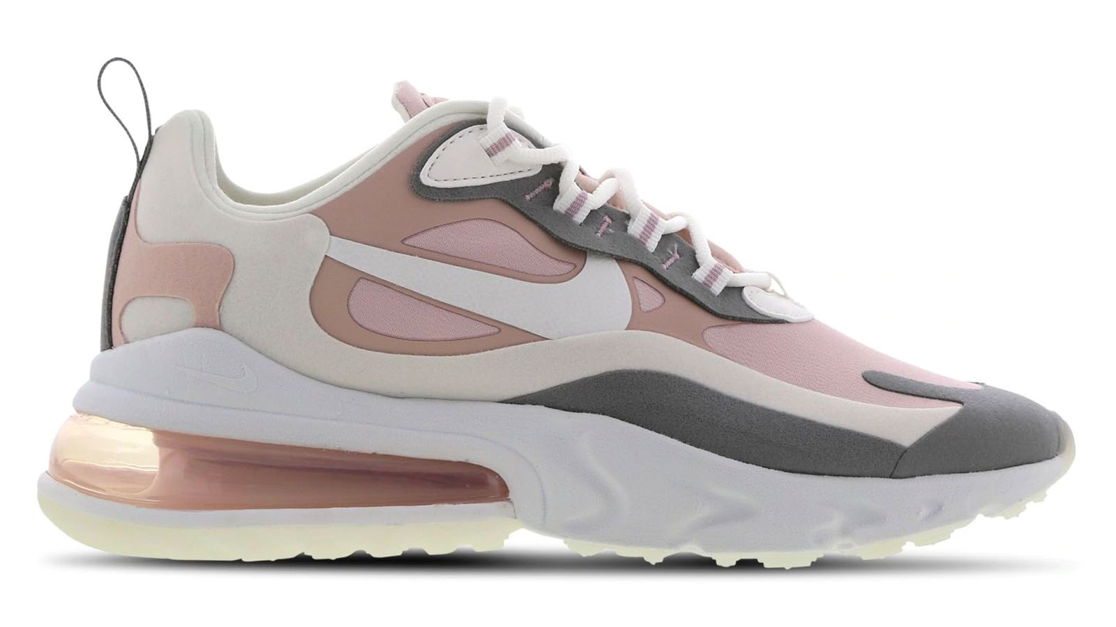pink grey nike air max 270 react