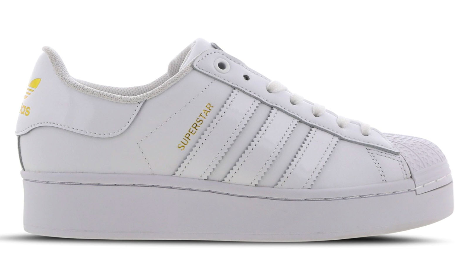 platform white adidas superstar