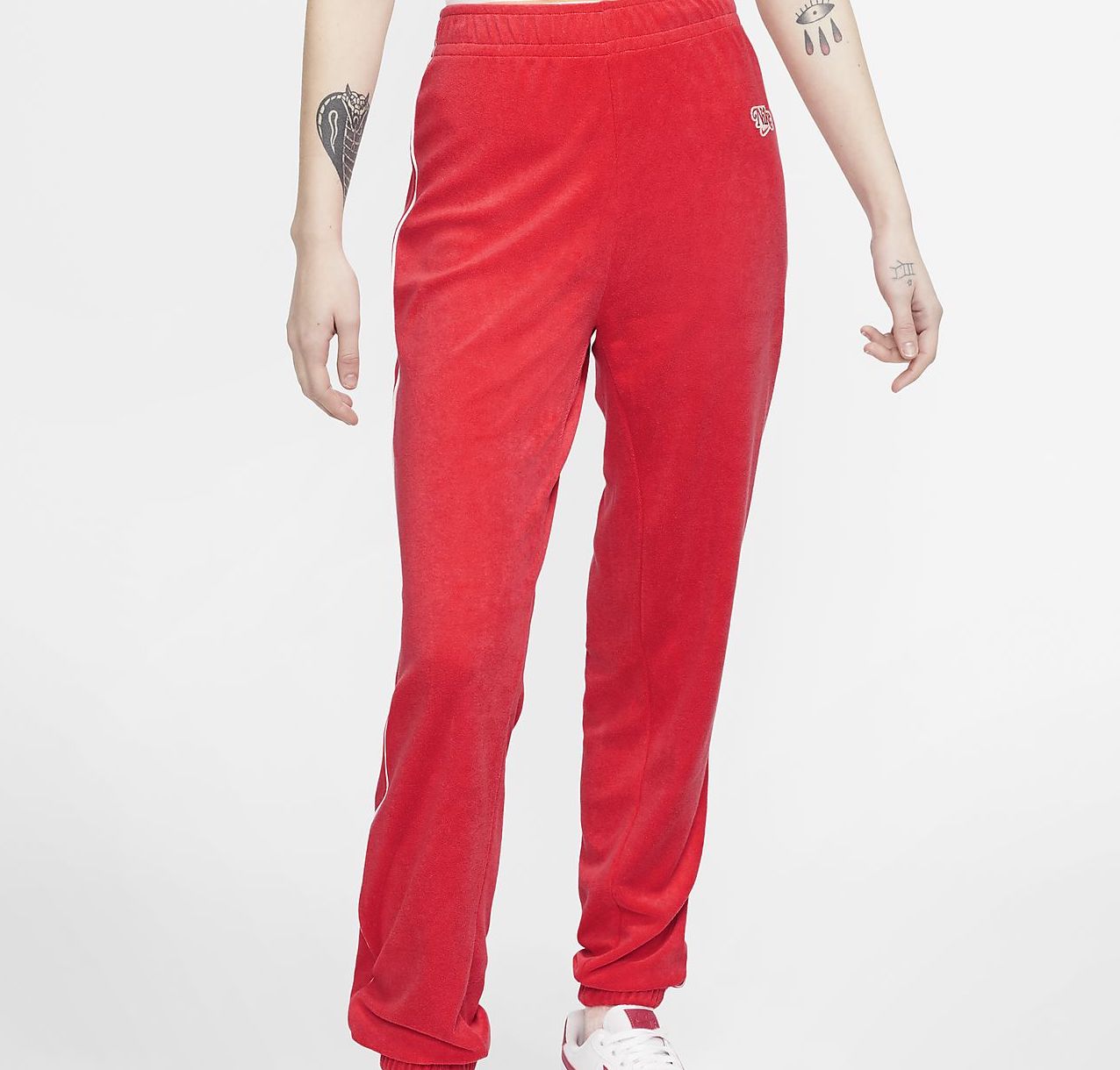 sportswear-trousers track red