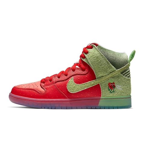 Todd Bratrud x Nike SB Dunk High Strawberry Cough Red