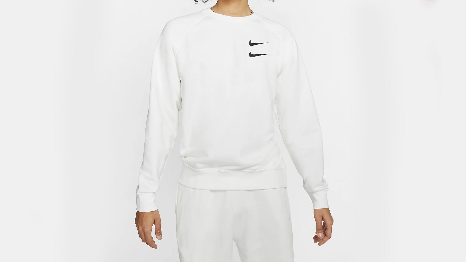 white double swoosh