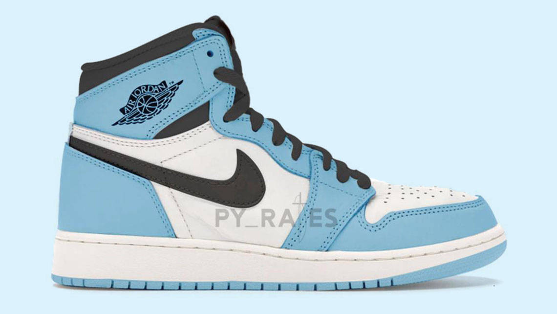 Air Jordan 1 High UNC Blue White