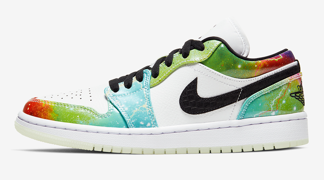 Air Jordan 1 Low Galaxy Sidewall