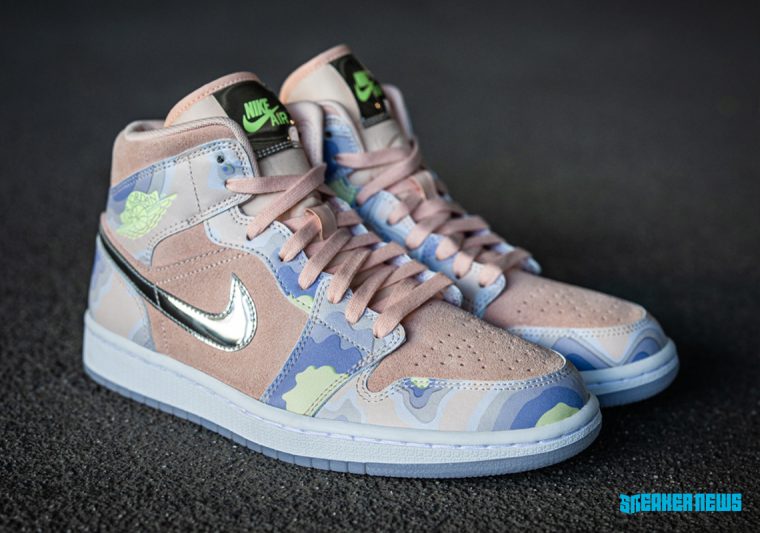 Air Jordan 1 Mid PHERSPECTIVE side