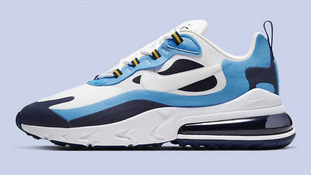 The Nike Air Max 270 React Gets A Cool Blue Makeover The Nike Air Max 270 React Gets A Cool Blue Makeover