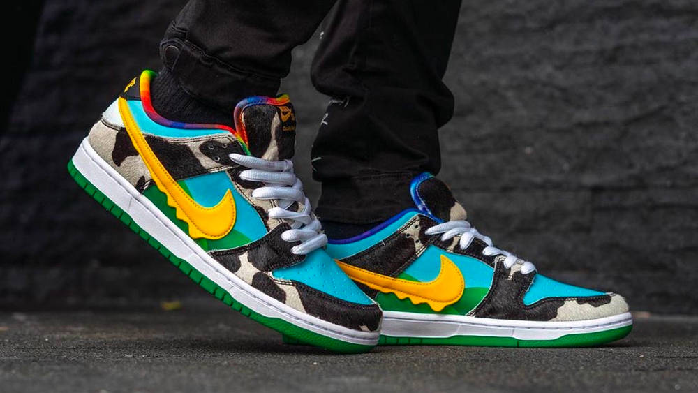 Image via yankeekicks Ben & Jerry's x Nike SB Dunk Low Chunky Dunky Raffles