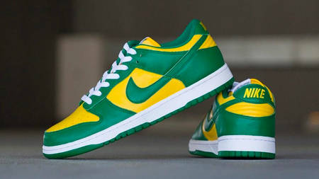 The Nike Dunk Low SP "Brazil" From 2000 is Returning Later This Month