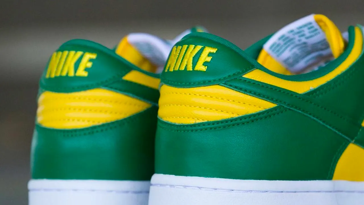 Nike Dunk Low SP University Red, Brazil & Champ Colors Release