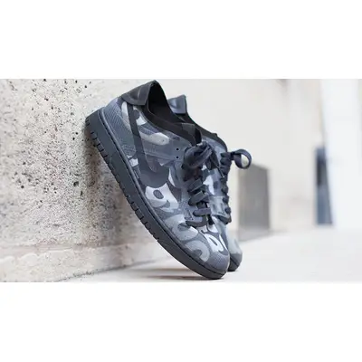 Comme des Garcons x Nike Dunk Low Print Black | Where To Buy 