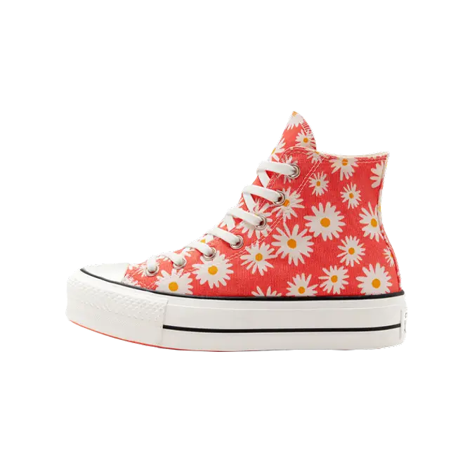 Converse Camp Daisies Platform Chuck Taylor All Star High Top Red | Where  To Buy | 568930C | The Sole Supplier