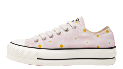 Converse Camp Daisies Platform Chuck Taylor All Star Low Pink White