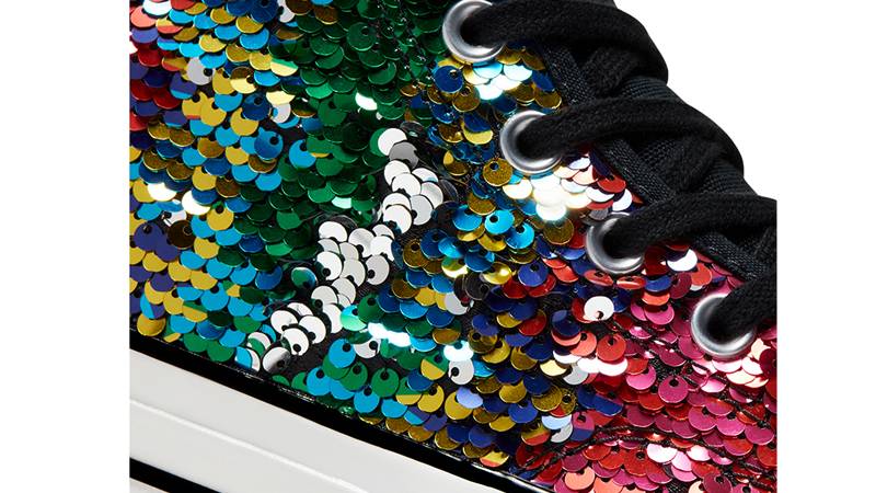 Converse Chuck 70 Hi Pride 2020 Sequin Closeup