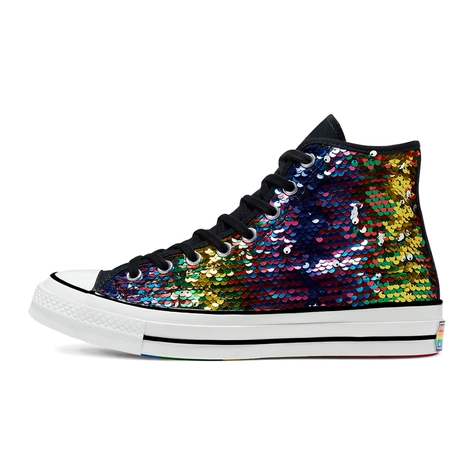 Converse Chuck Taylor All Star Lift Sneakers i sort med broderi
