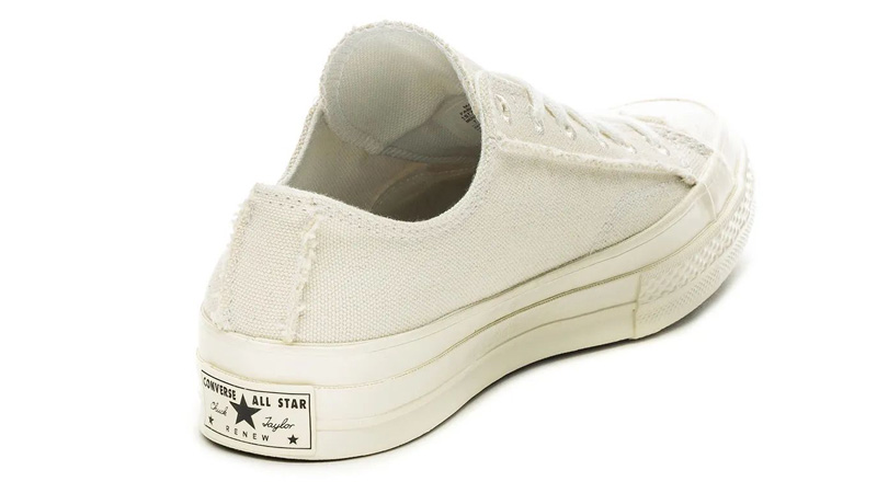 Converse Chuck 70 Low Top Upcycled Egret Back