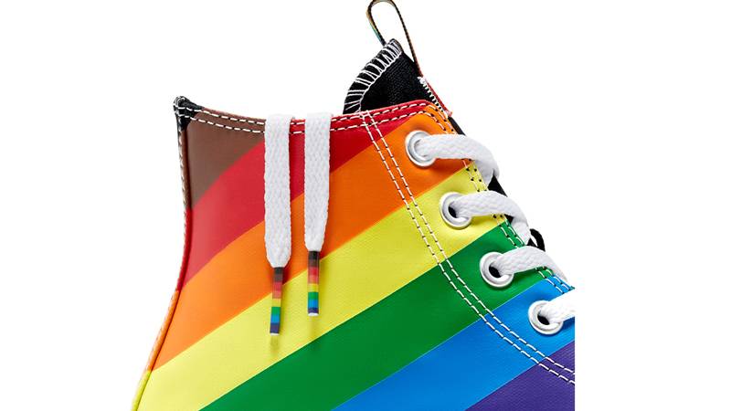 Converse Chuck Taylor All Star Hi Pride 2020 Black Closeup