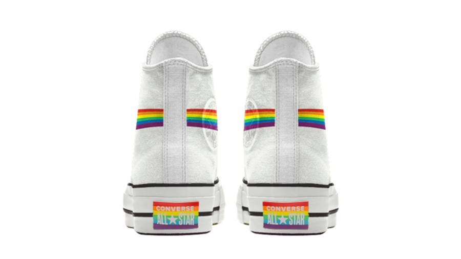rainbow white converse