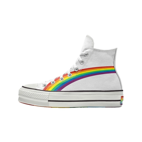 Converse 1CL744 Chuck Taylor All Star Hi Pride 2020 Rainbow White