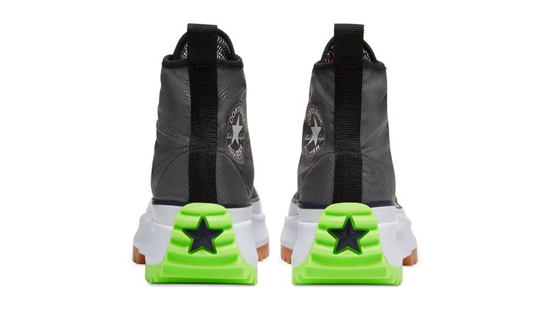 unisex mesh concrete heat run star hike high top