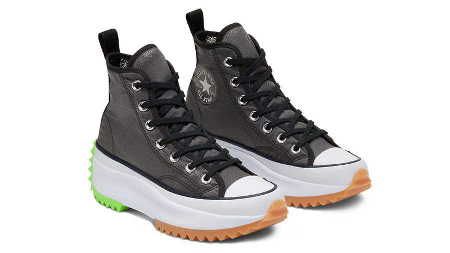 converse run star hike ghost green