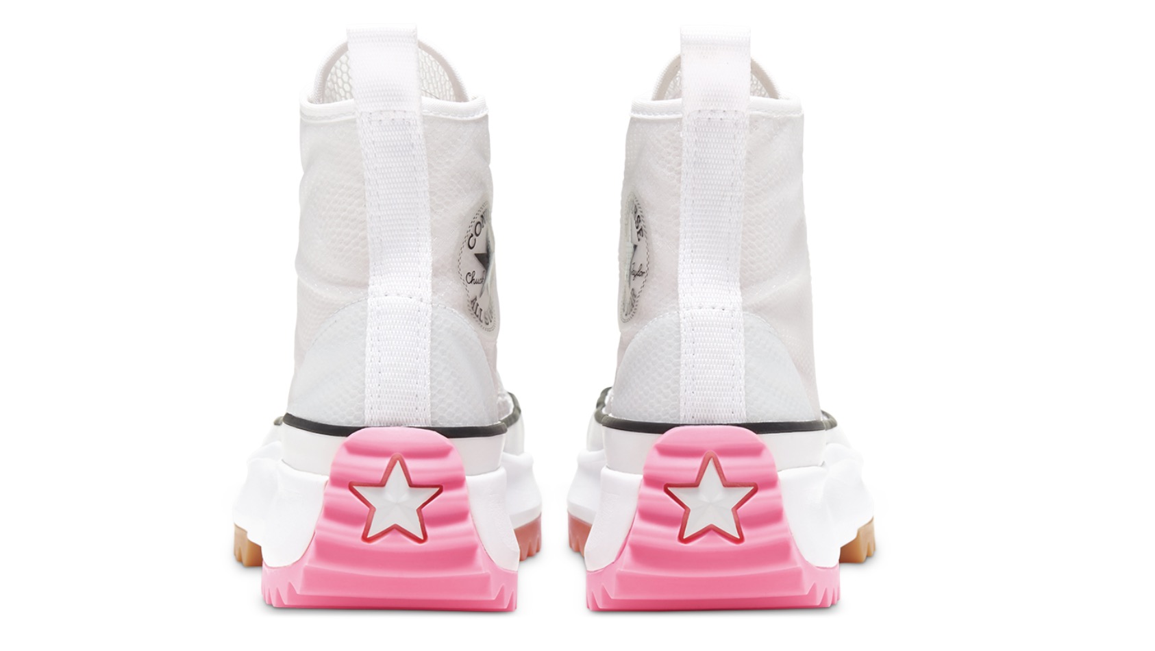 Converse Heat Run Star Hike White Electric Blush Heel
