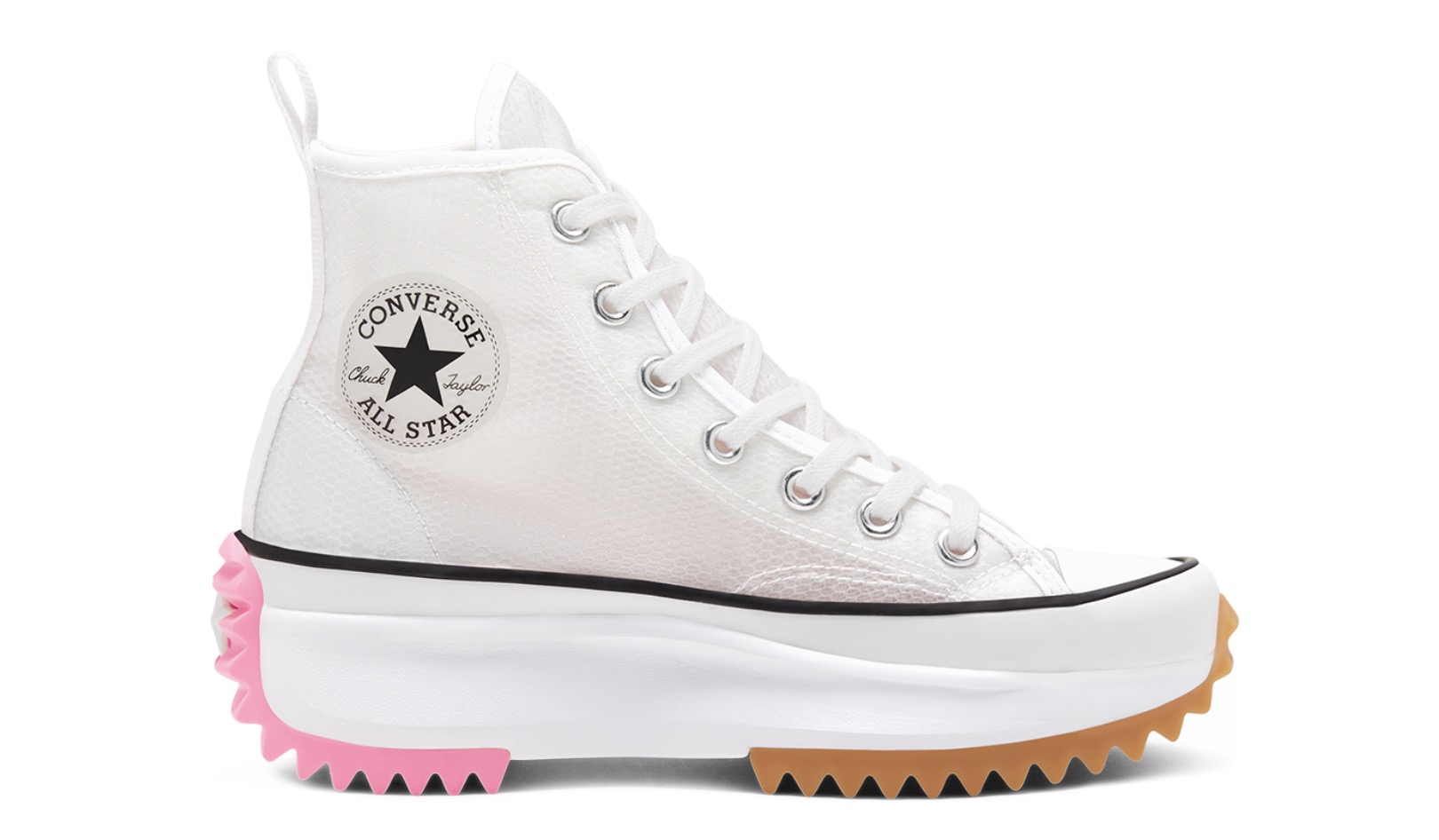 Converse Heat Run Star Hike White Electric Blush side