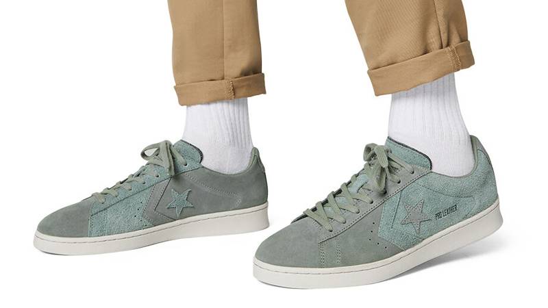 converse pro leather grey