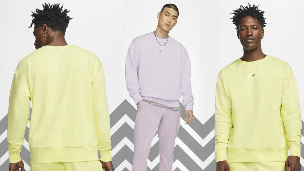 Image via Nike The Nike Mini Swoosh Club Crewneck is the Epitome of Clean