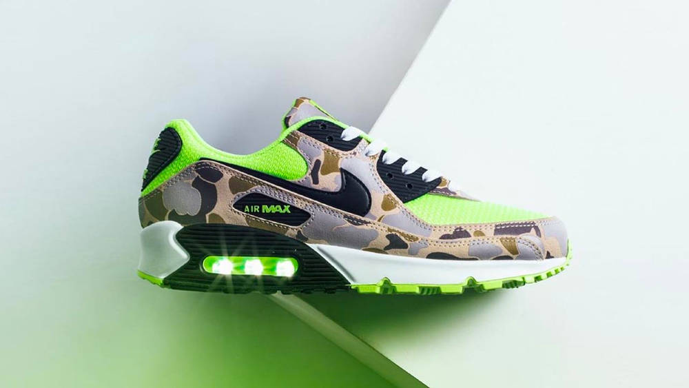 Image via Feature Nike Air Max 90 "Volt Duck Camo"