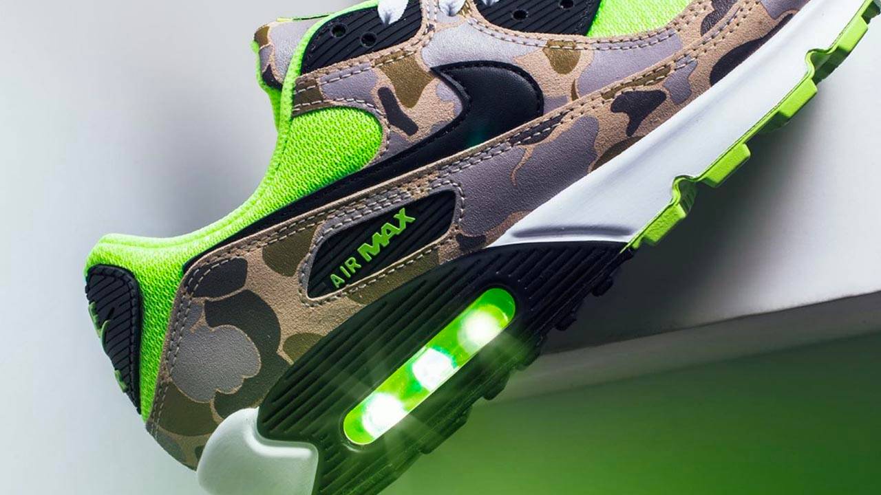 Nike Air Max 90 "Volt Duck Camo"