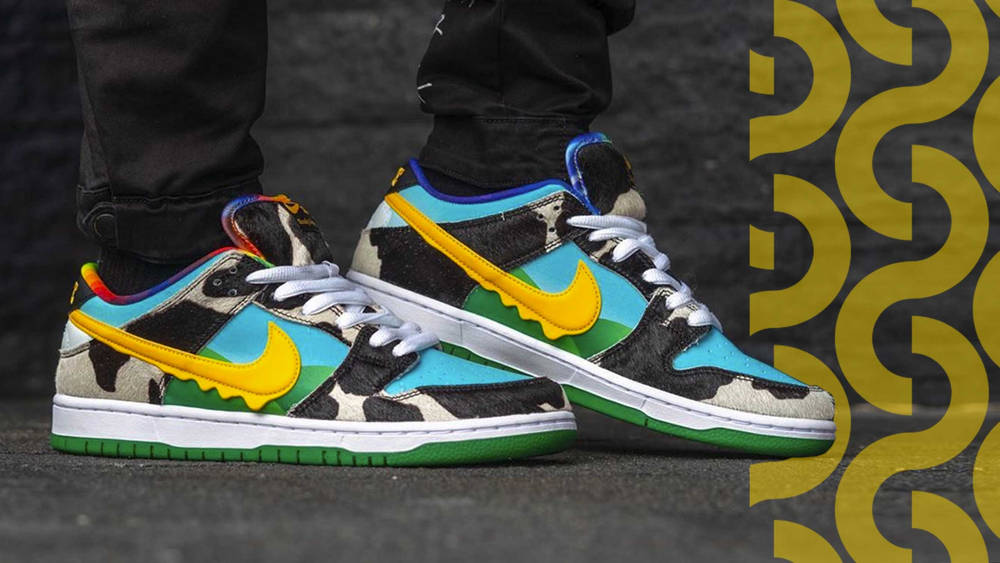 Image via yankeekicks Ben & Jerry's x Nike SB Dunk Low "Chunky Dunky"