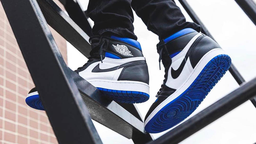 Image via hanzuying Air Jordan 1 High OG "Game Royal Toe"