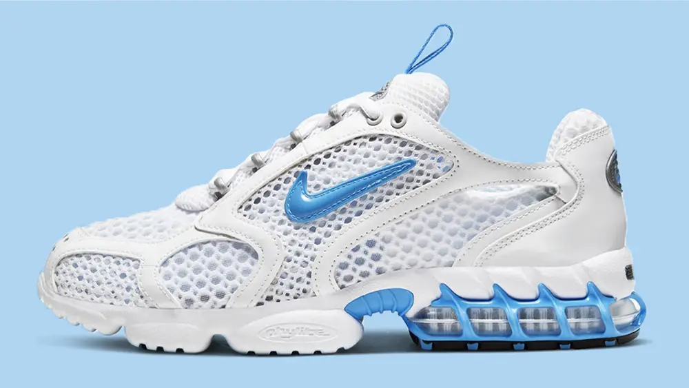 Get The UNC Look With The Upcoming Nike Air Zoom Spiridon Cage 2 University Blue The Sole Supplier