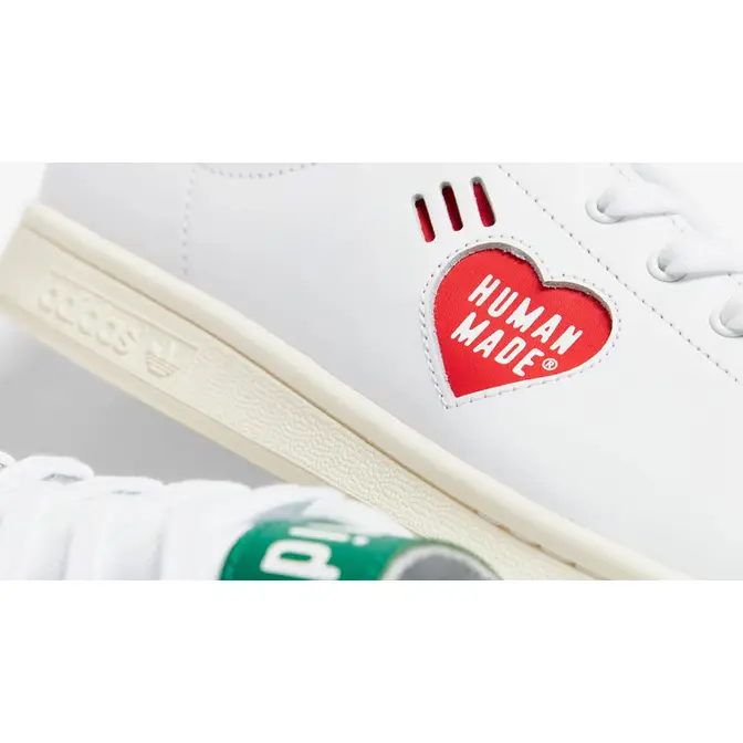 adidas x Human Made Stan Smith Size 4 White RRP £130 Brand New