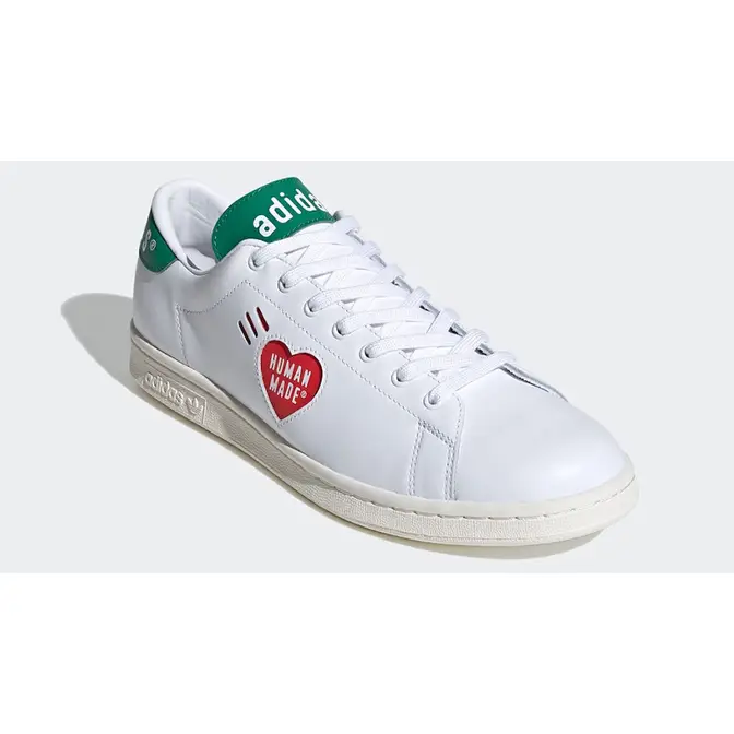 Human Made x adidas Stan Smith White Green FY0734 front