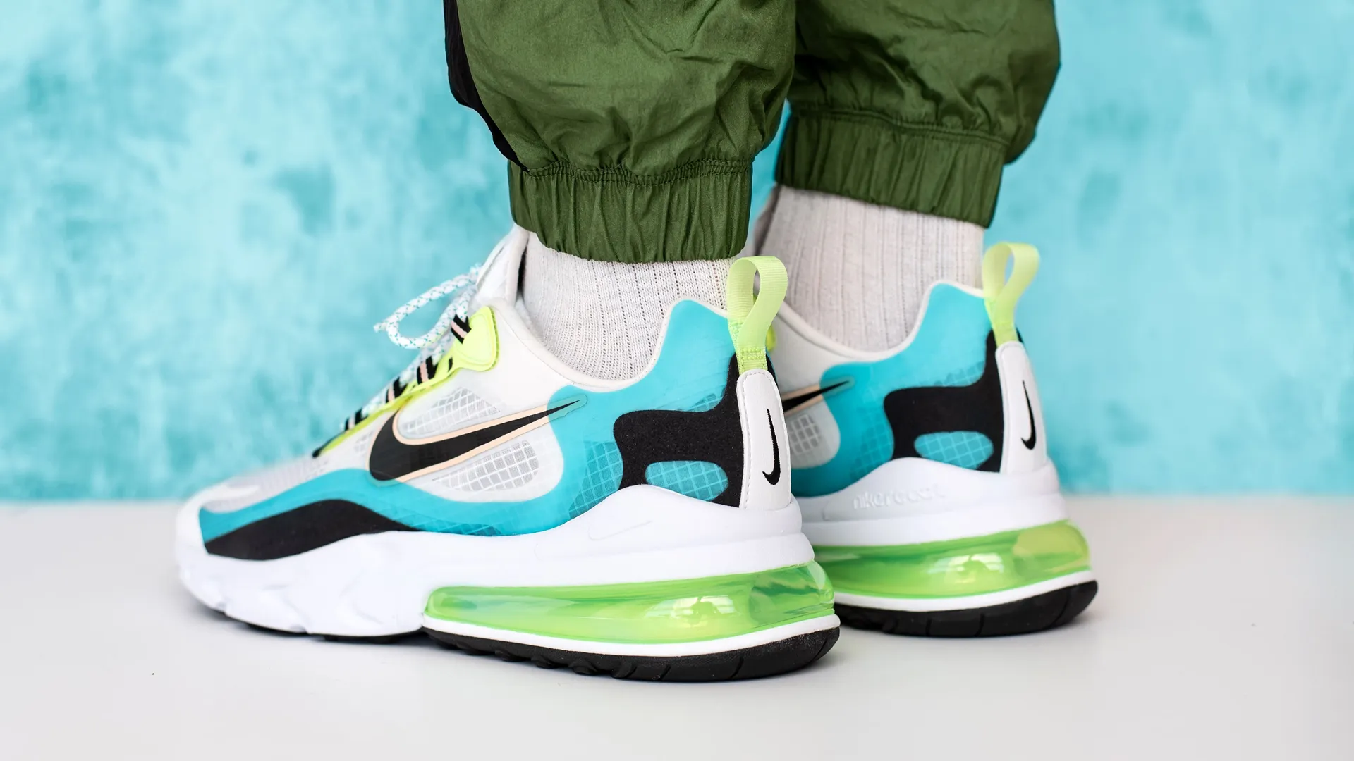 Nike air max outlet 270 react oracle aqua