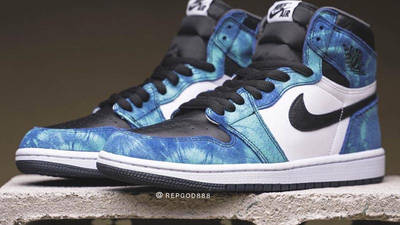 retro 1s tie dye