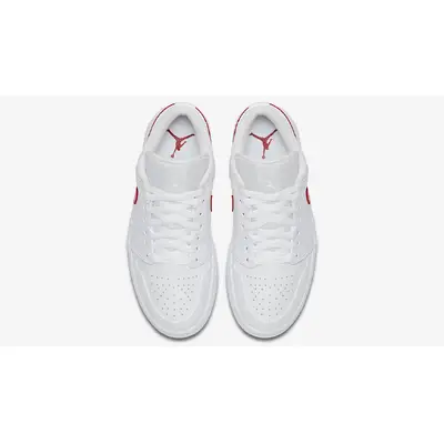 Jordan 1 Low White University Red | Where To Buy | AO9944-161 | The ...