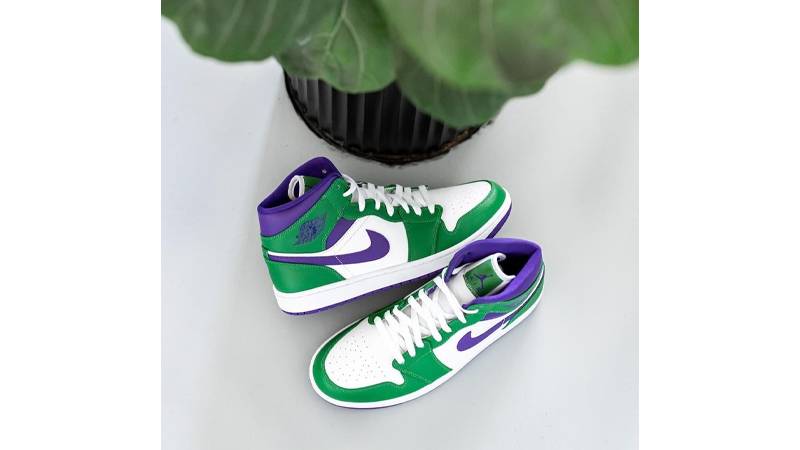 jordan 1s green purple