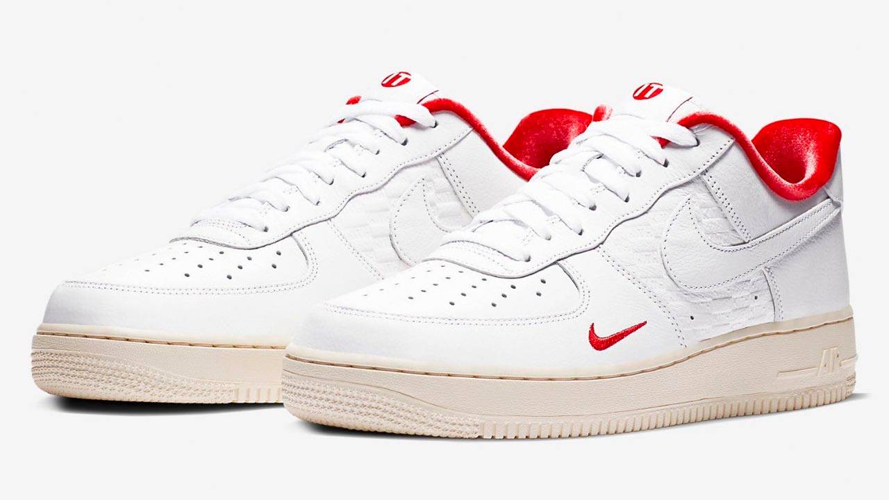 KITH x Nike Air Force 1 "University Red"