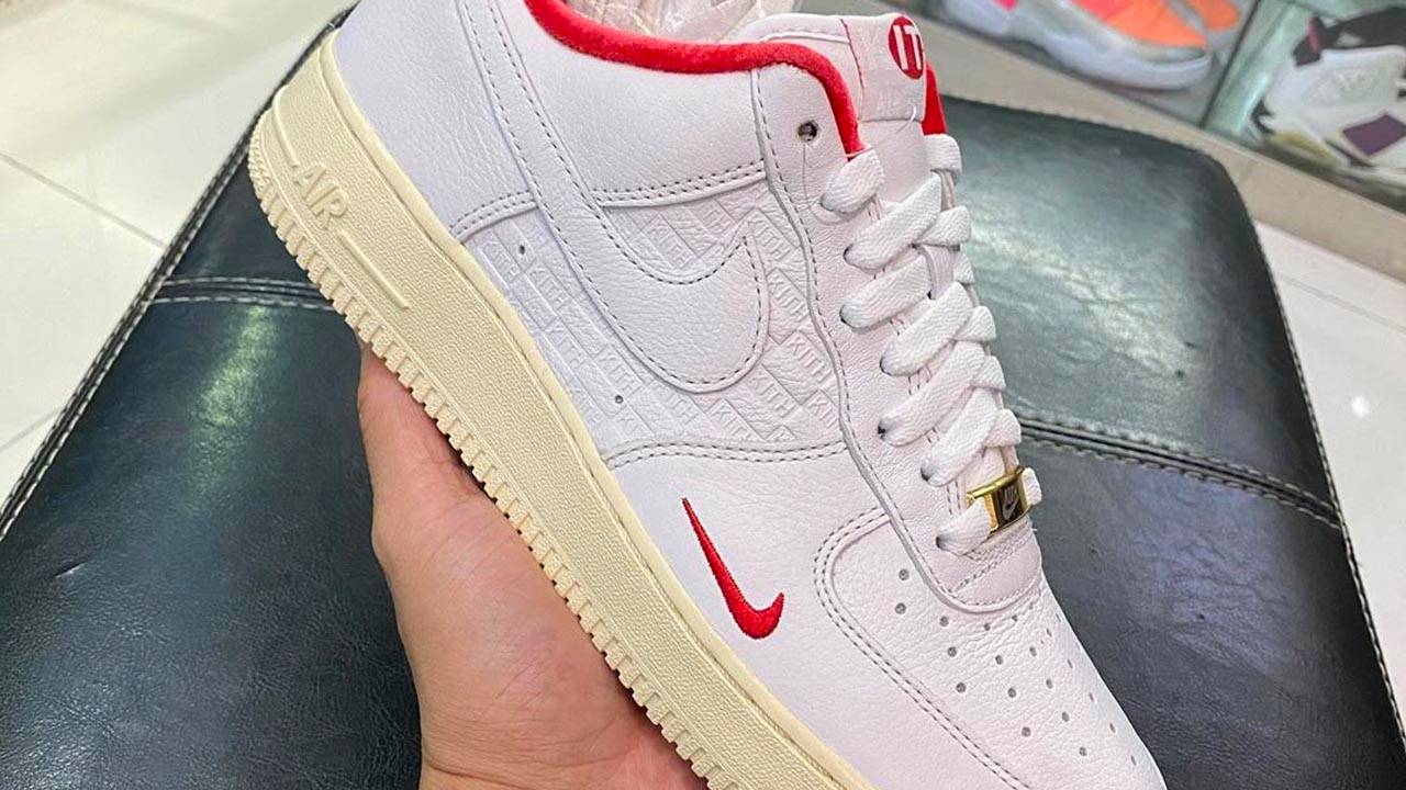 KITH x Nike Air Force 1 "University Red"
