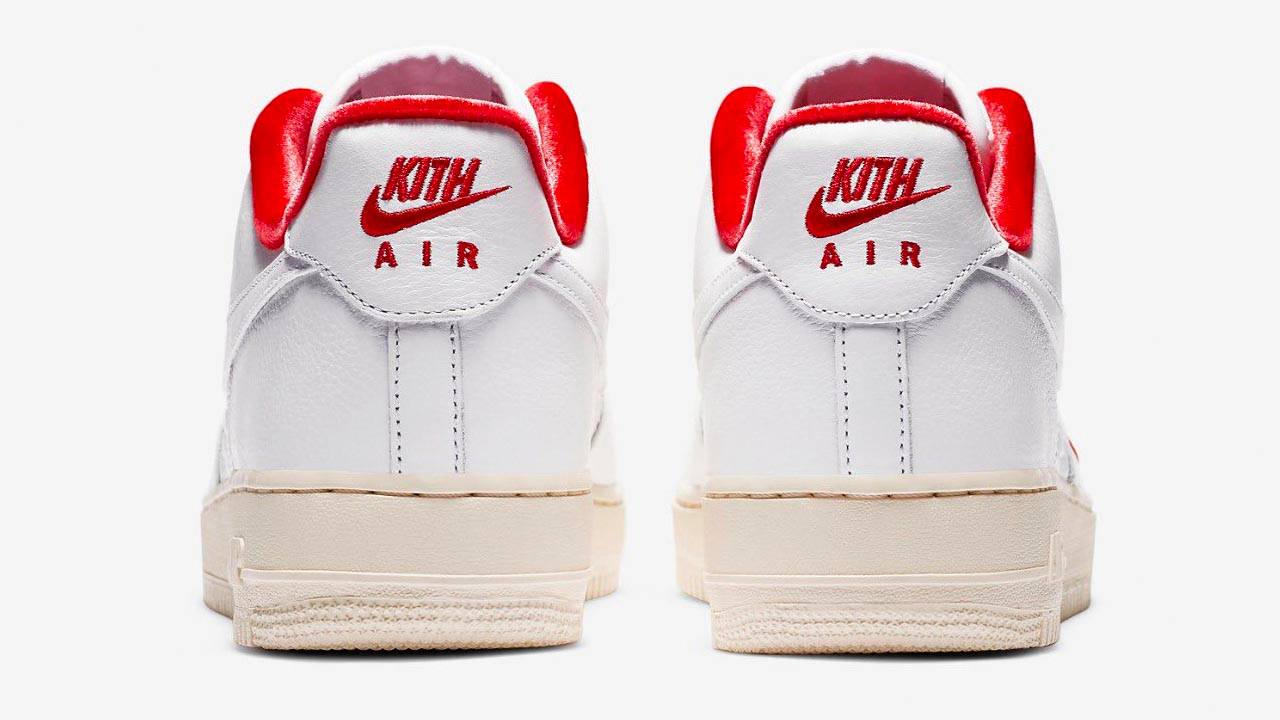 KITH x Nike Air Force 1 "University Red"