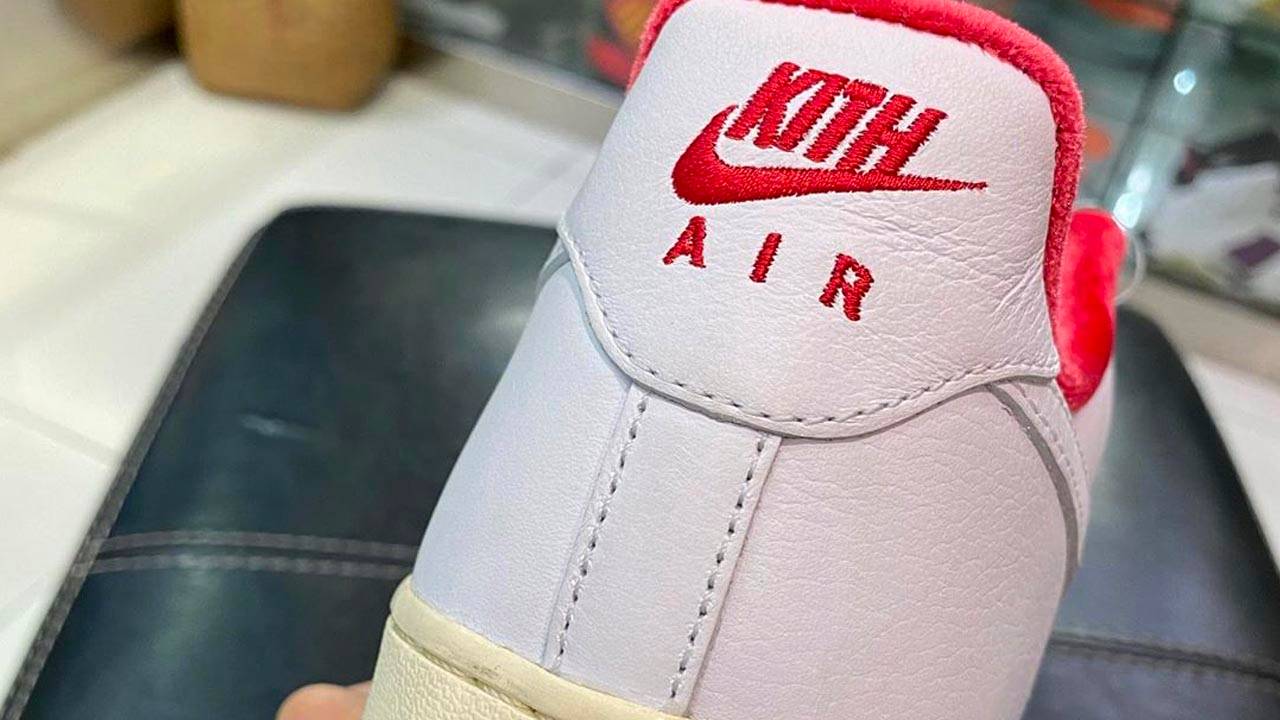 KITH x Nike Air Force 1 "University Red"