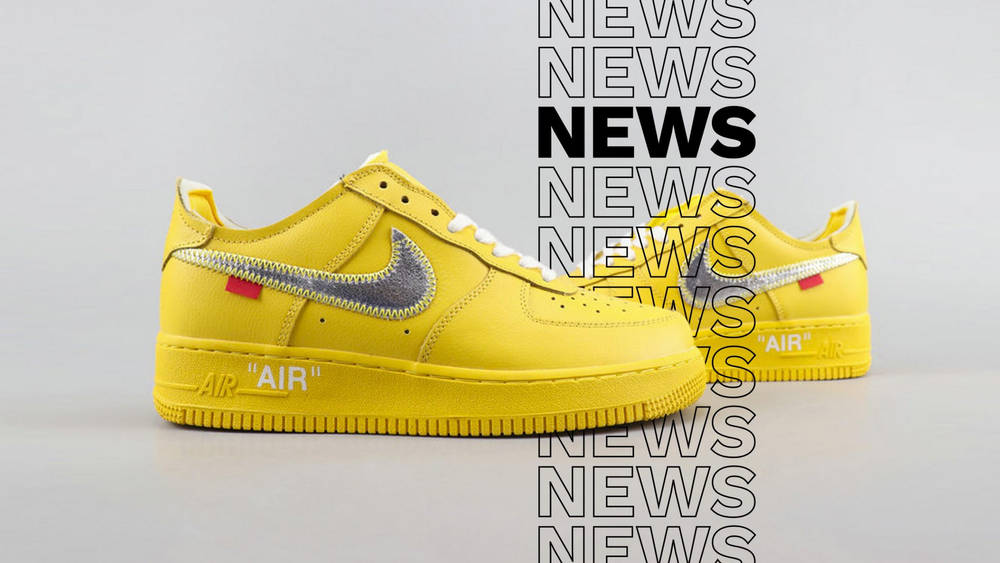 Off-White x Nike Air Force 1 "University Gold"
