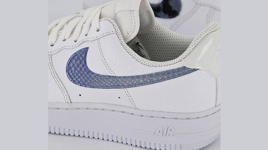 air force 1 lv8 trainers white midnight navy silver snake