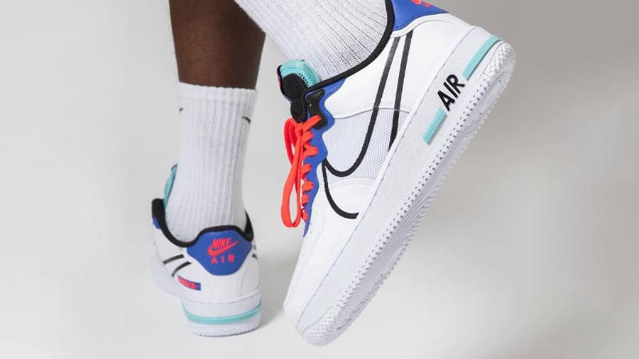 Nike Air Force 1 React White Astronomy Blue | Where To Buy ...
